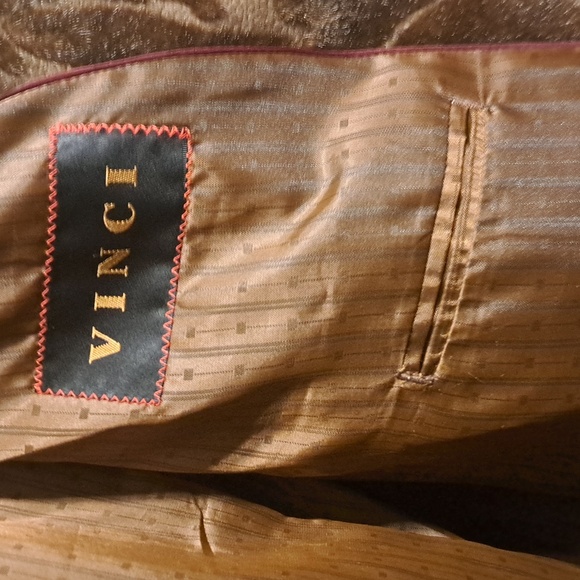 🇮🇹 2x Chocolate Vinci Couture Italian made Men's Beautiful Unique Blazer jacke - Picture 9 of 12